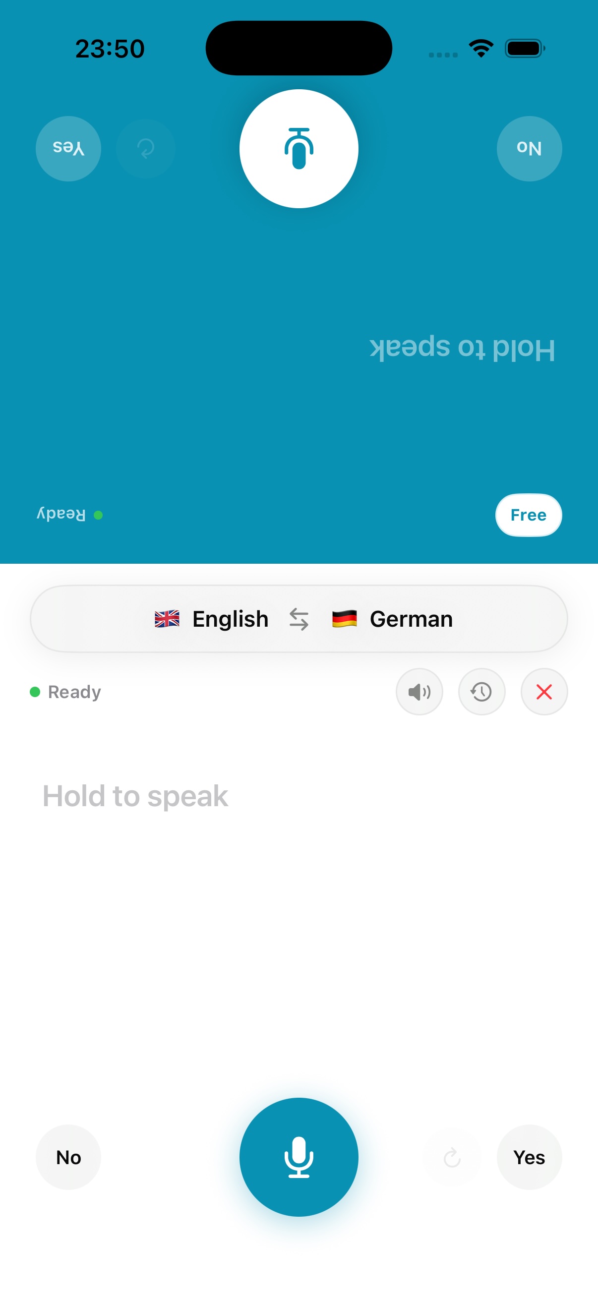 LingoDuet conversation screen
